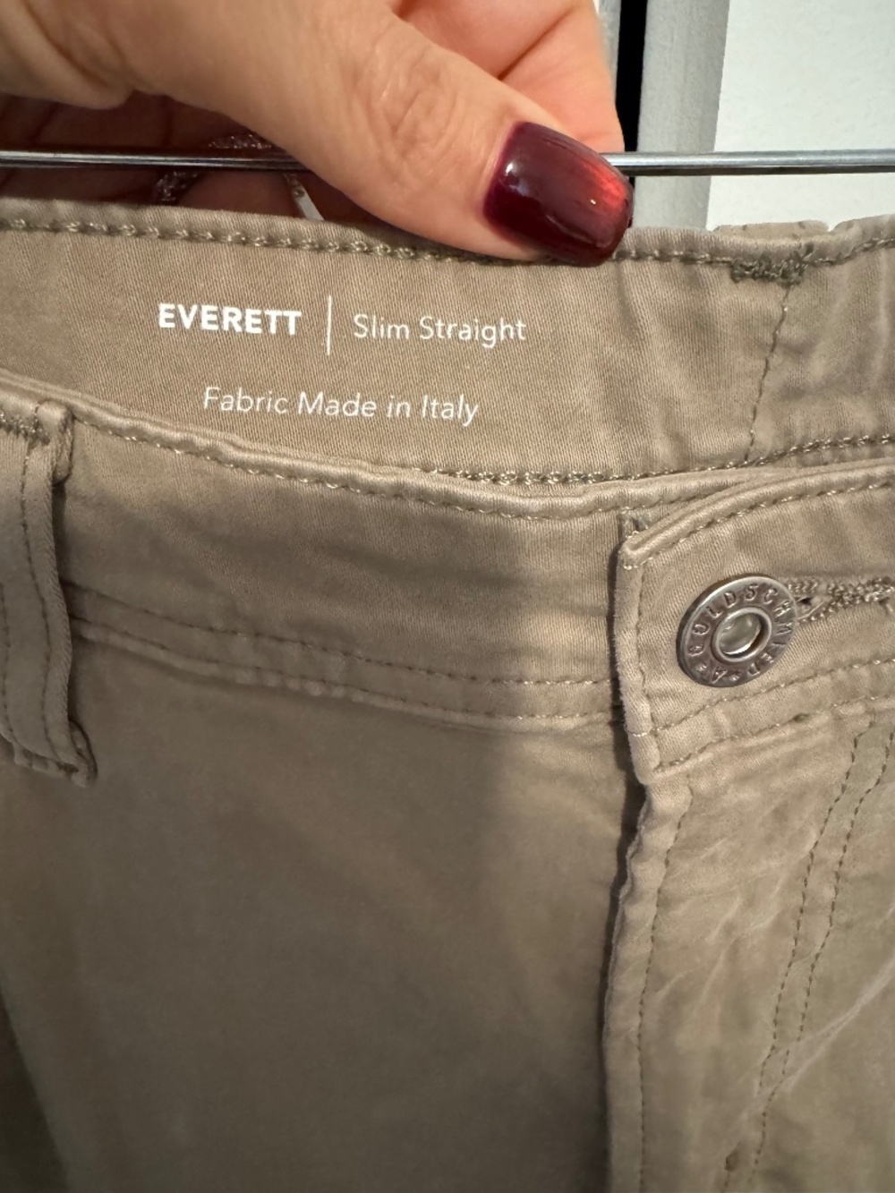 AG Everett Slim Straight Men’s Pants 36x32 (tailored to 27” inseam)